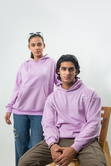 Mauve 8-bit Hoodie - Oversized