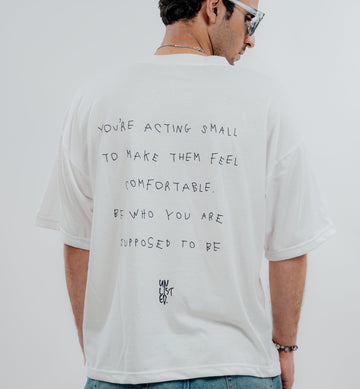 Spoken Word Oversized fit Shirt - Premium Combed Cotton Blend