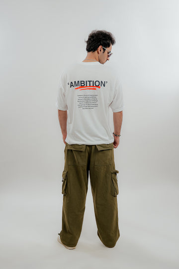 Ambition Oversized fit Shirt - Premium Combed Cotton Blend
