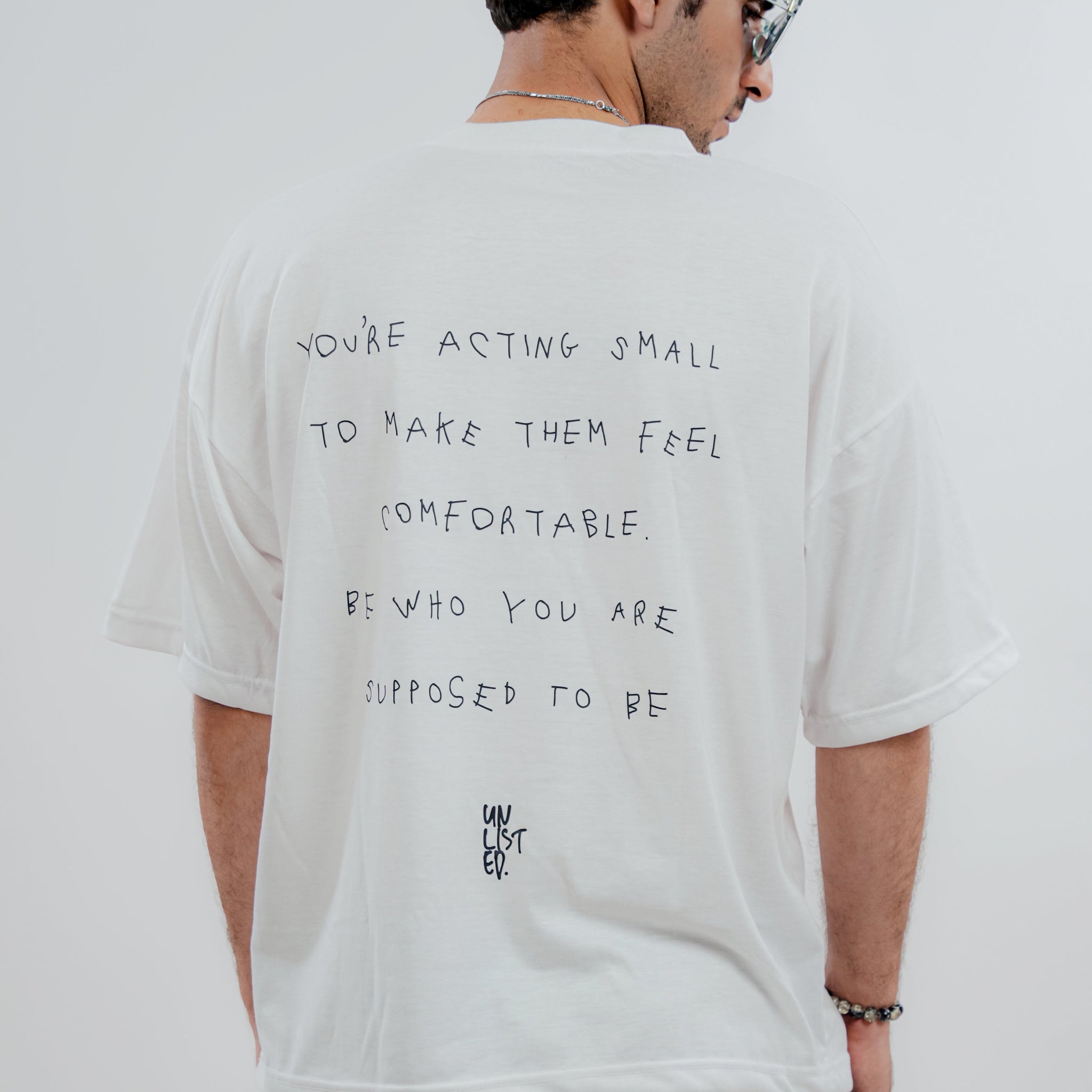 Spoken Word Oversized fit Shirt - Premium Combed Cotton Blend